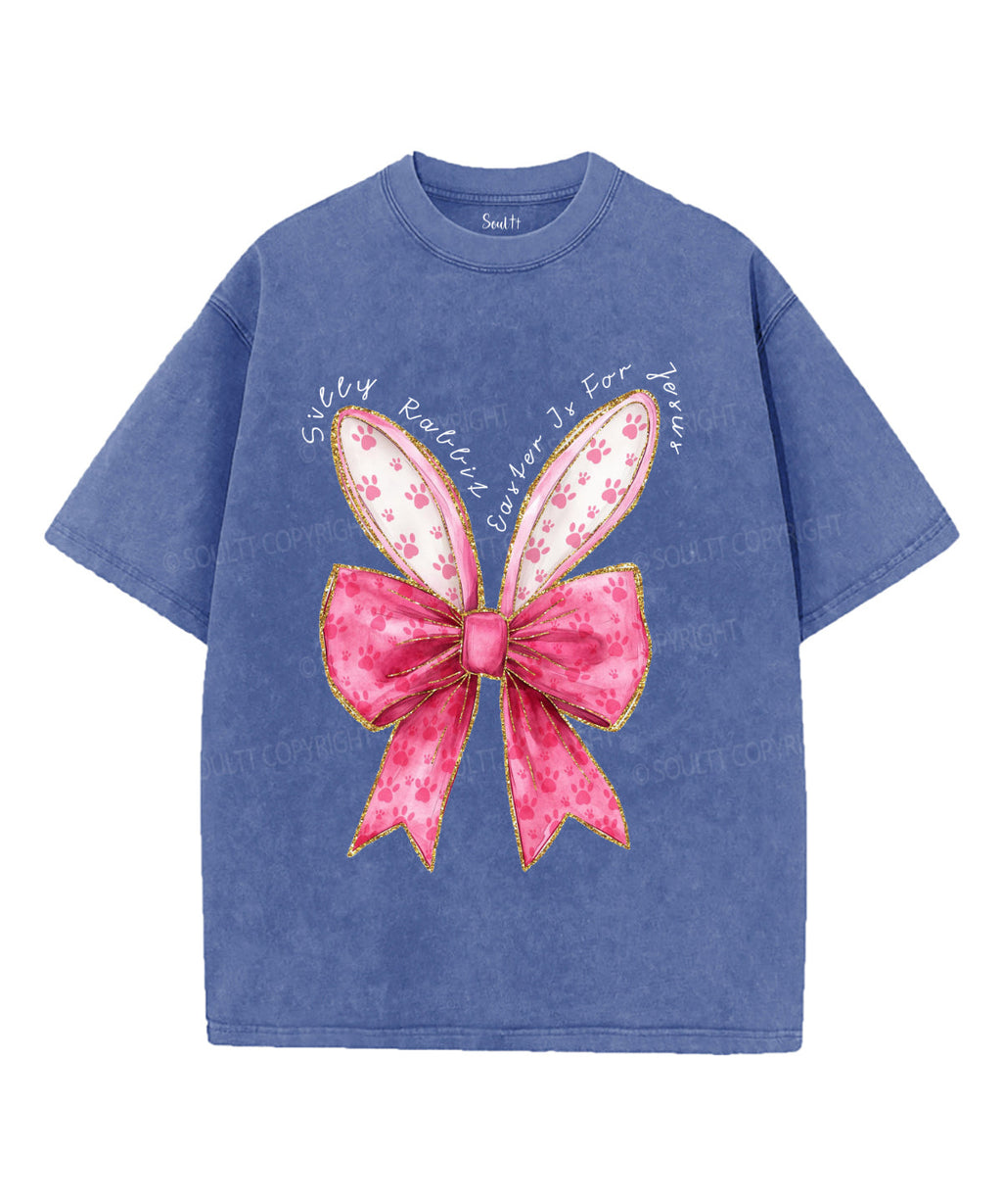 Silly Rabbit Easter Is For Jesus Unisex Washed Christian T-shirt Style001 Hoodie, Sweatshirt | CiraTrend.com (Image 3)