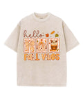 Fall Vibes Unisex Washed Christian T-shirt Hoodie, Sweatshirt | CiraTrend.com (Image 1)