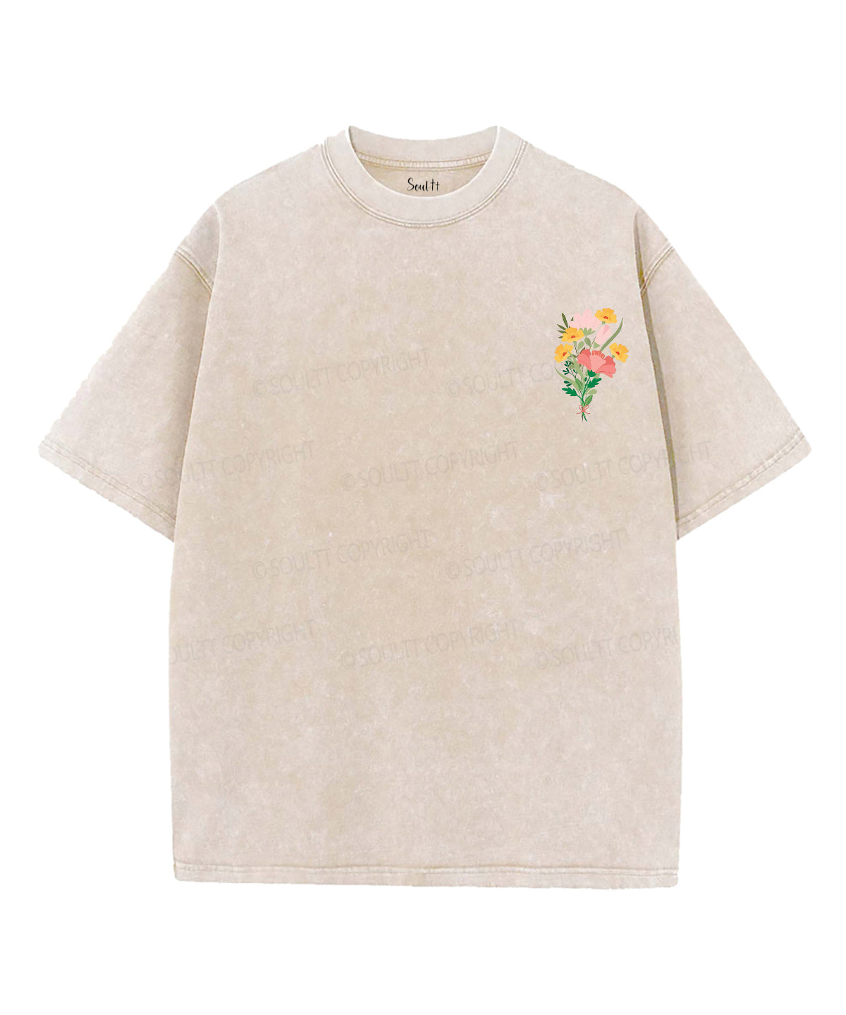 Freshly Picked Promises Double Sided Unisex Washed Christian T-shirt Hoodie, Sweatshirt | CiraTrend.com (Image 4)