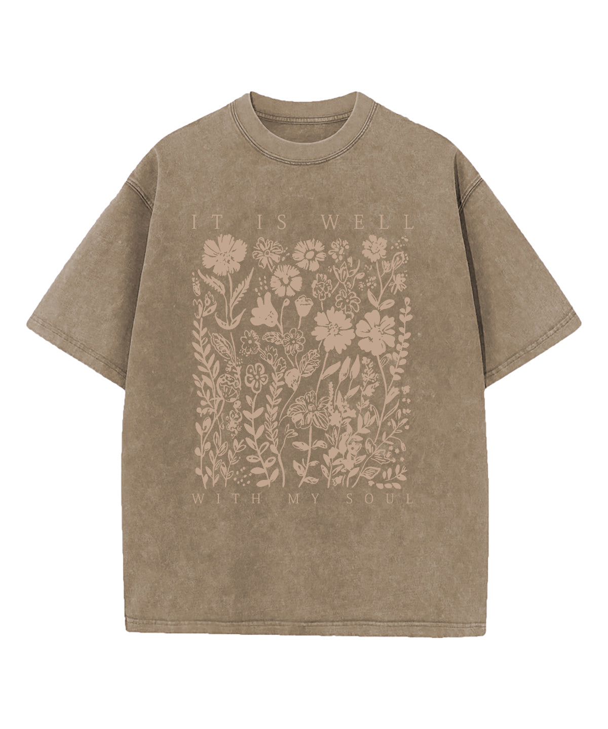 It Is Well With My Soul Washed Christian T-shirt Style011 Hoodie, Sweatshirt | CiraTrend.com (Image 5)