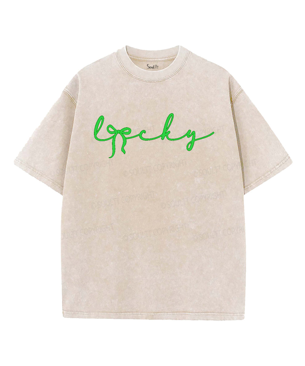 Be Lucky Unisex Washed Christian T-shirt Hoodie, Sweatshirt | CiraTrend.com (Image 1)