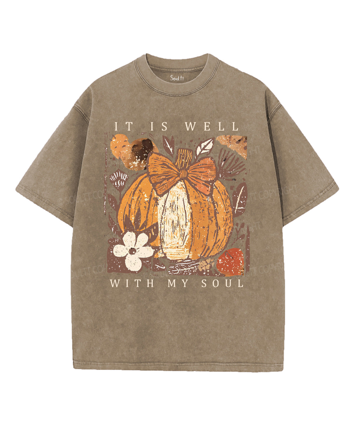 It Is Well With My Soul Unisex Washed Christian T-shirt Style017 Hoodie, Sweatshirt | CiraTrend.com (Image 5)