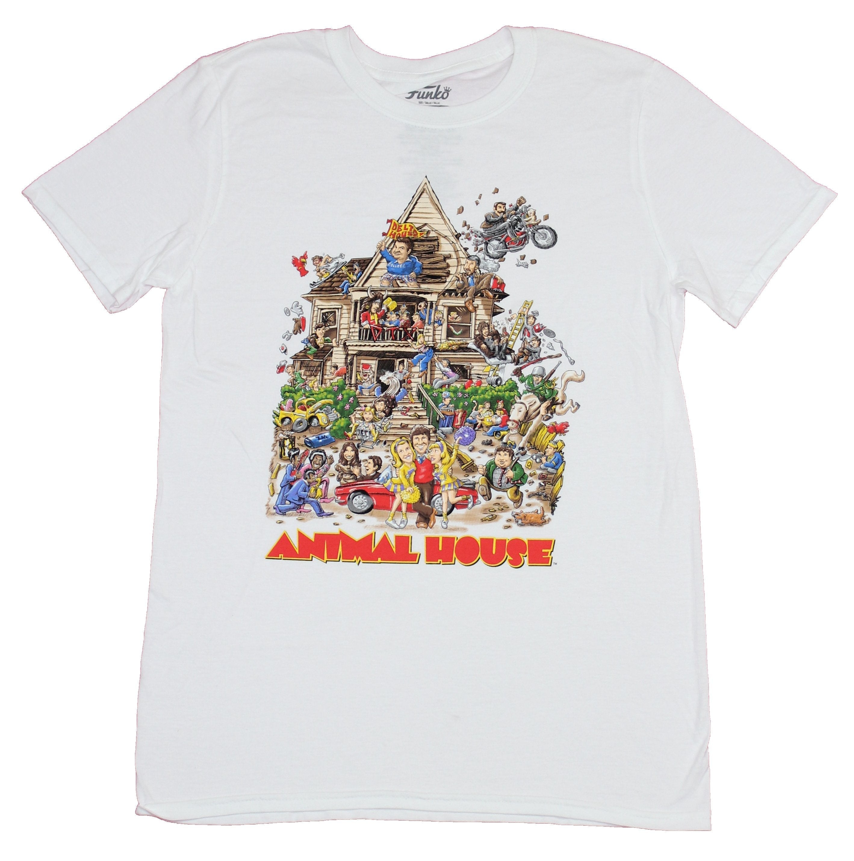 Animal House Mens T-Shirt- Classic Movie Poster Crazy House Image Hoodie, Sweatshirt | CiraTrend.com