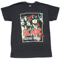 AC/DC AC DC Mens T-Shirt - Band Image Over Highway to Hell Hoodie, Sweatshirt | CiraTrend.com