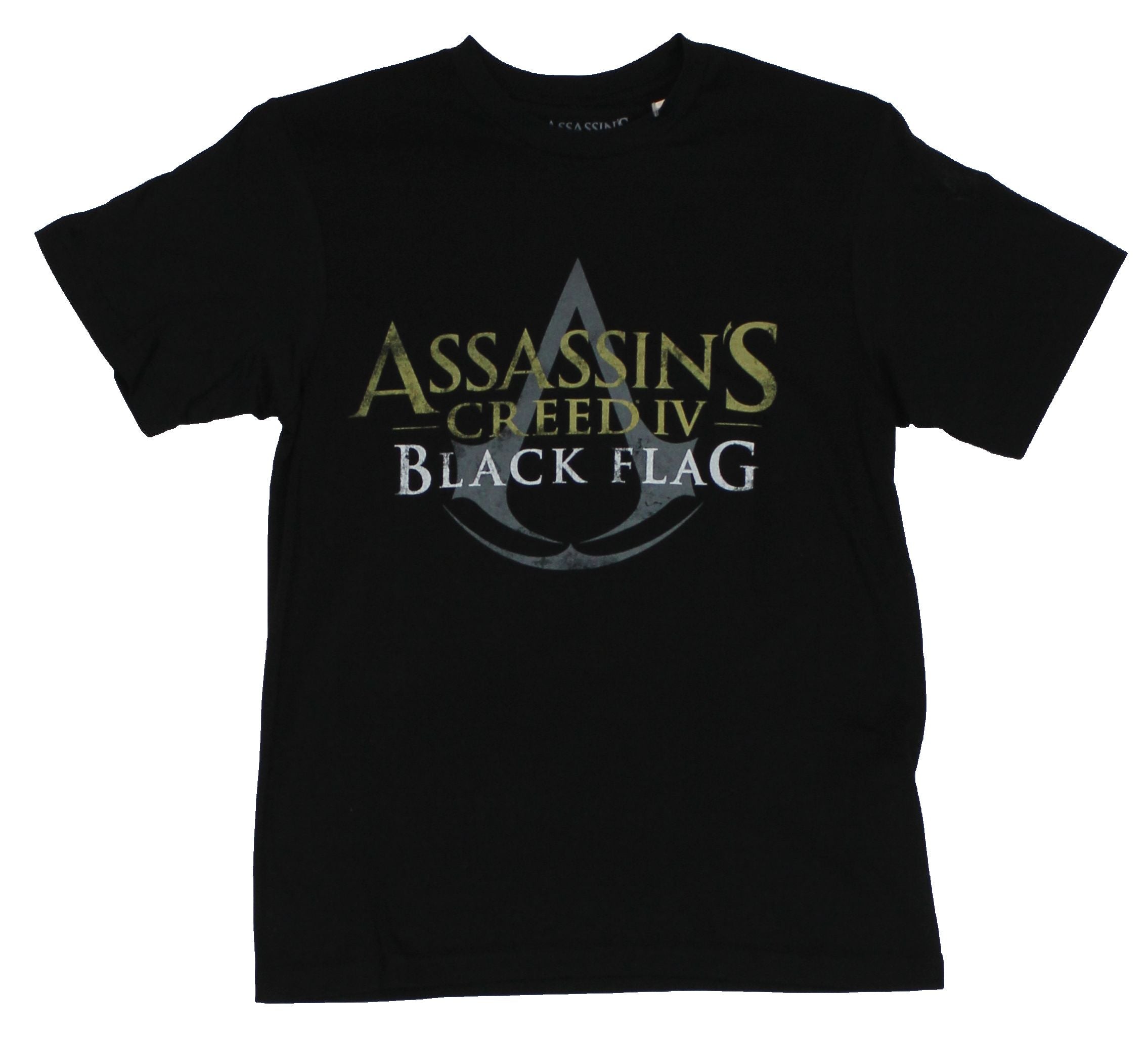 Assassin's Creed IV Mens T-Shirt - Black Flag Distressed Logo Image Hoodie, Sweatshirt | CiraTrend.com