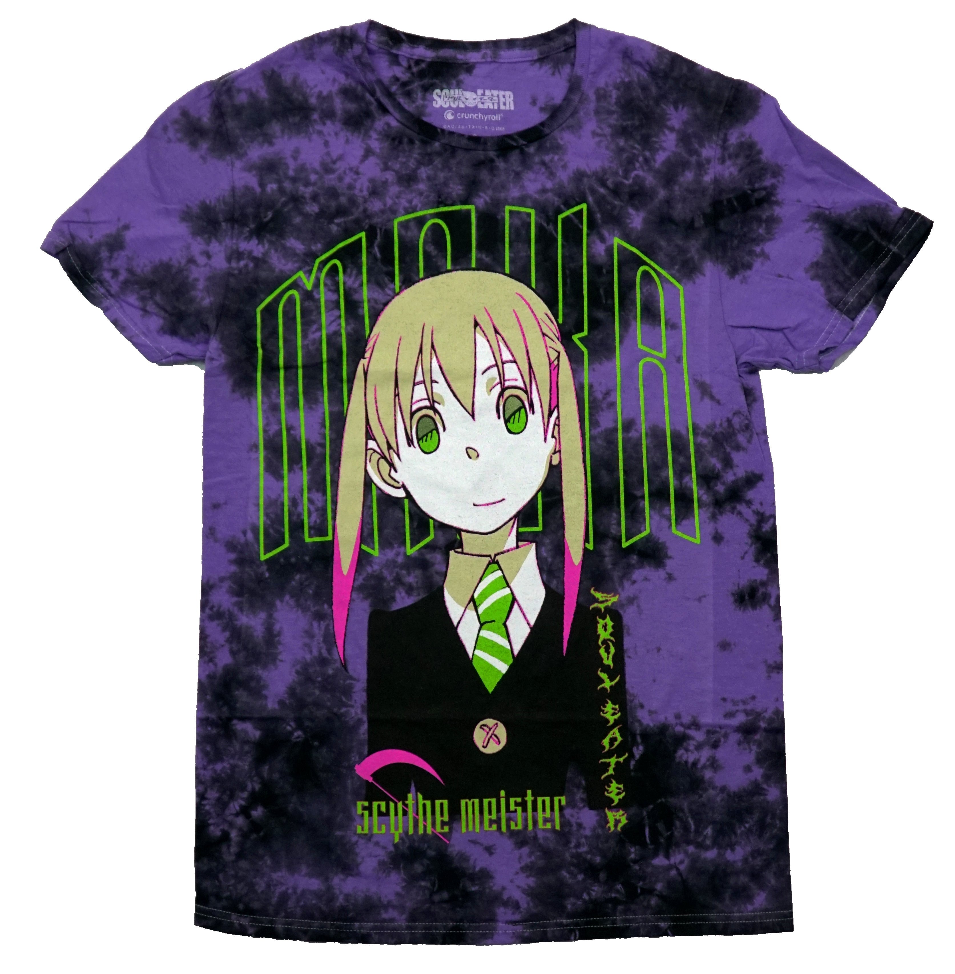Soul Eater Mens T-Shirt - Large Image of Scythe Meister Tie Dye Hoodie, Sweatshirt | CiraTrend.com