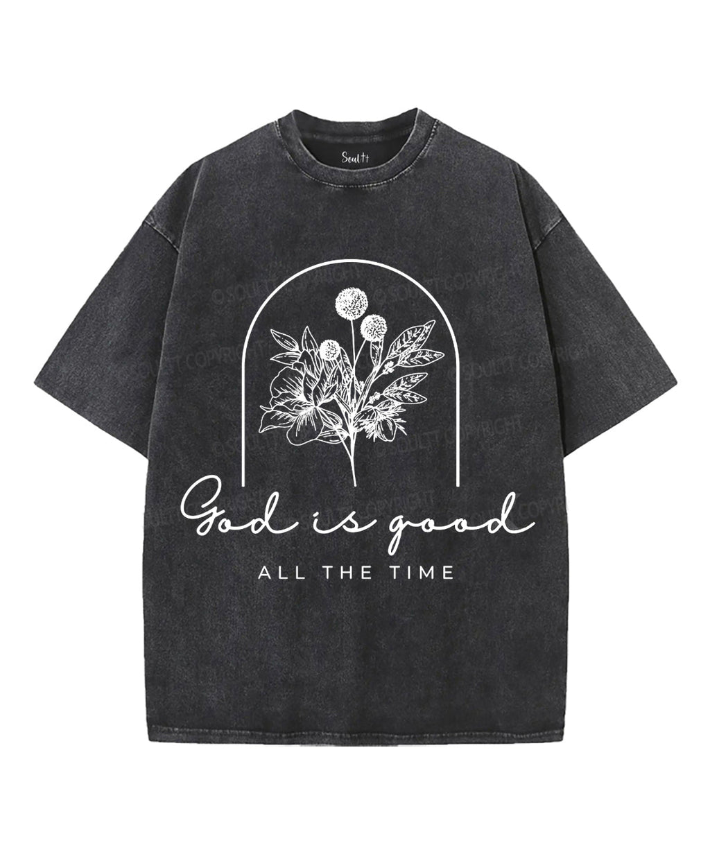 God Is Good Unisex Washed Christian T-shirt Style005 Hoodie, Sweatshirt | CiraTrend.com (Image 2)