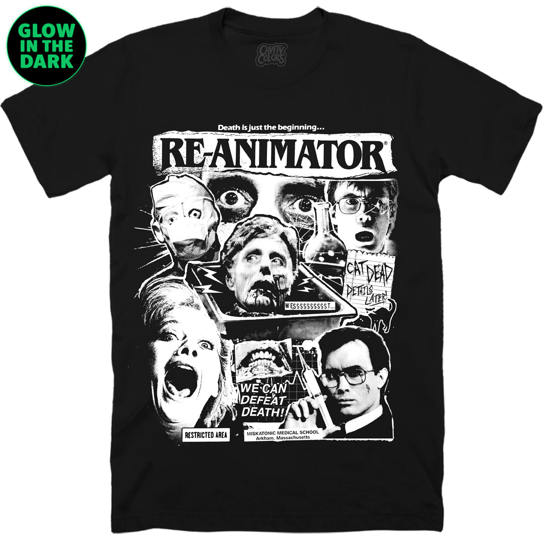 RE-ANIMATOR: DEATH DEFEATED - T-SHIRT (GLOW IN THE DARK) Hoodie, Sweatshirt | CiraTrend.com (Image 1)