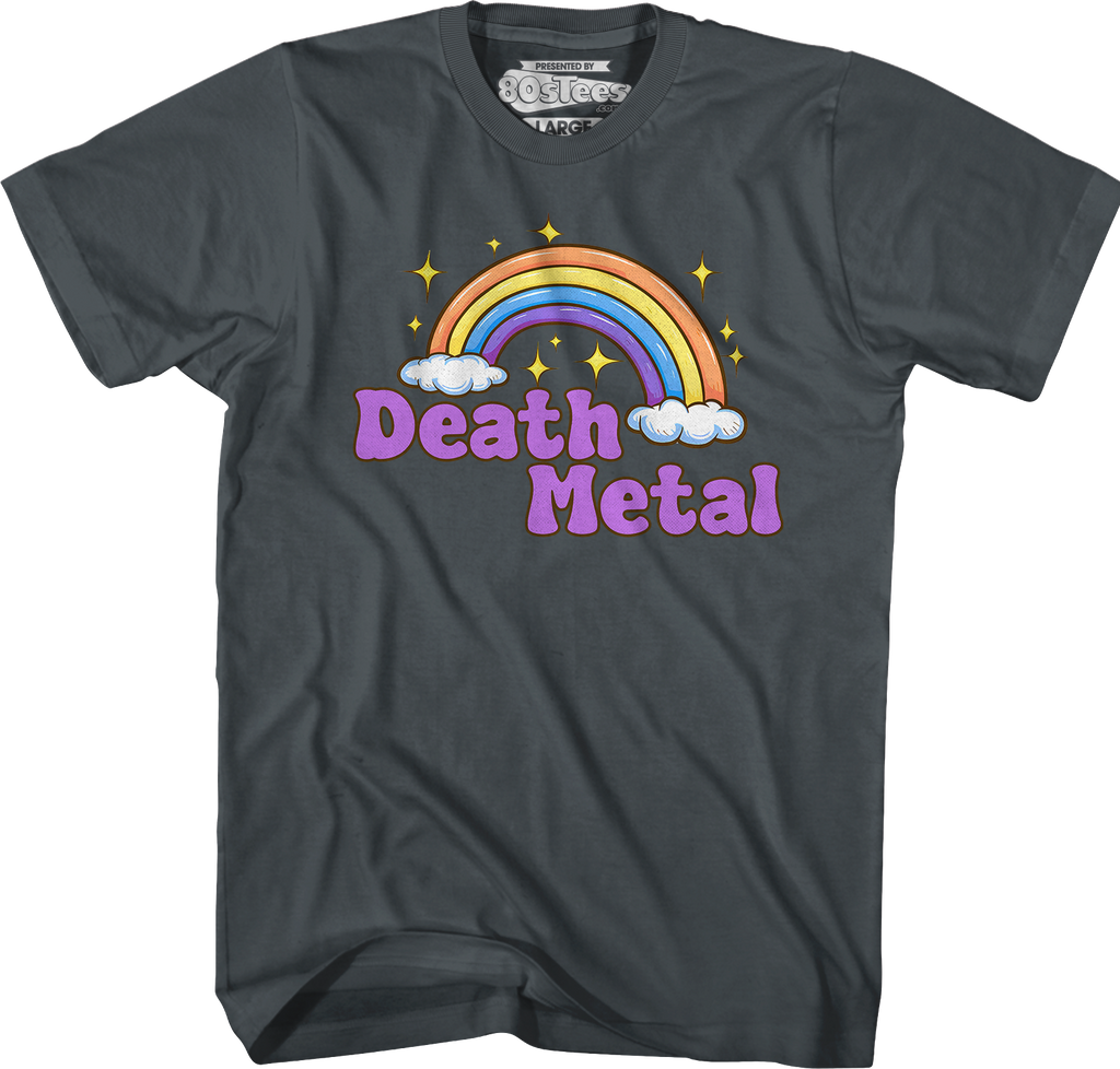 Death Metal Rainbow T-Shirt Hoodie, Sweatshirt | CiraTrend.com (Image 3)