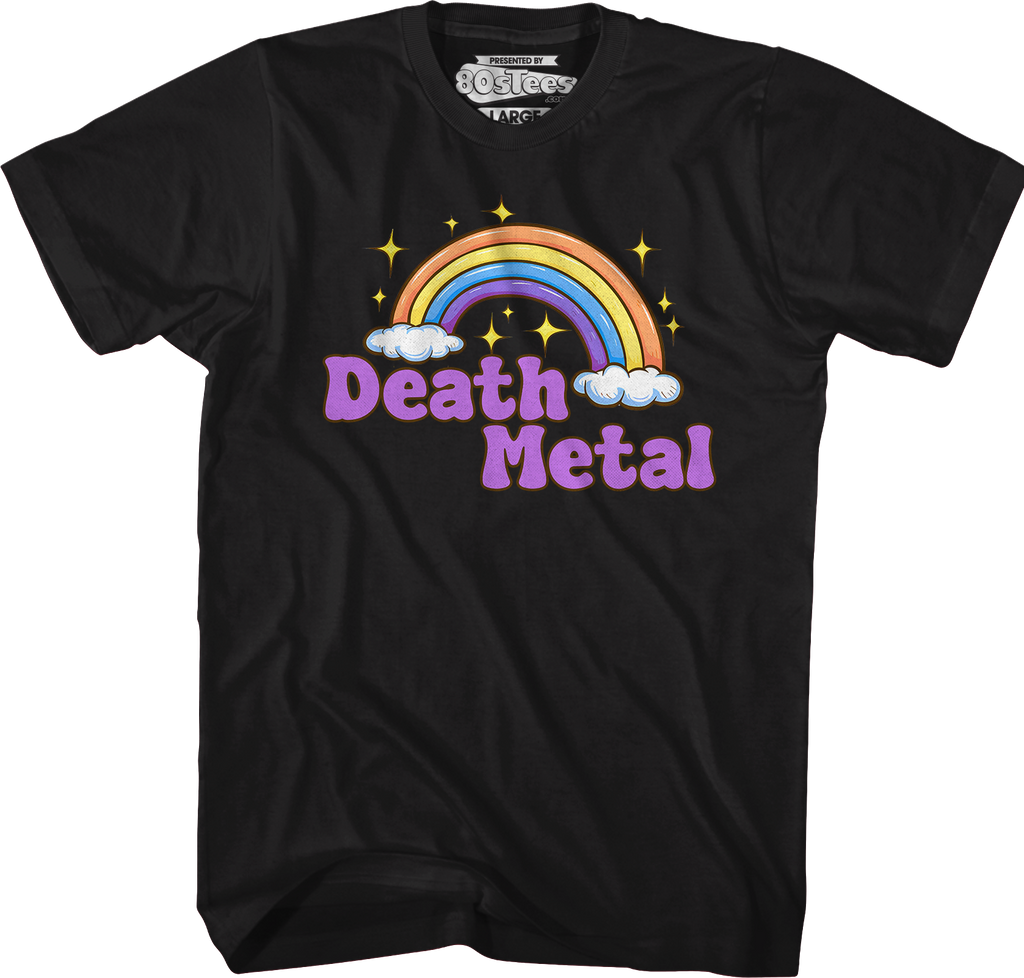 Death Metal Rainbow T-Shirt Hoodie, Sweatshirt | CiraTrend.com (Image 1)