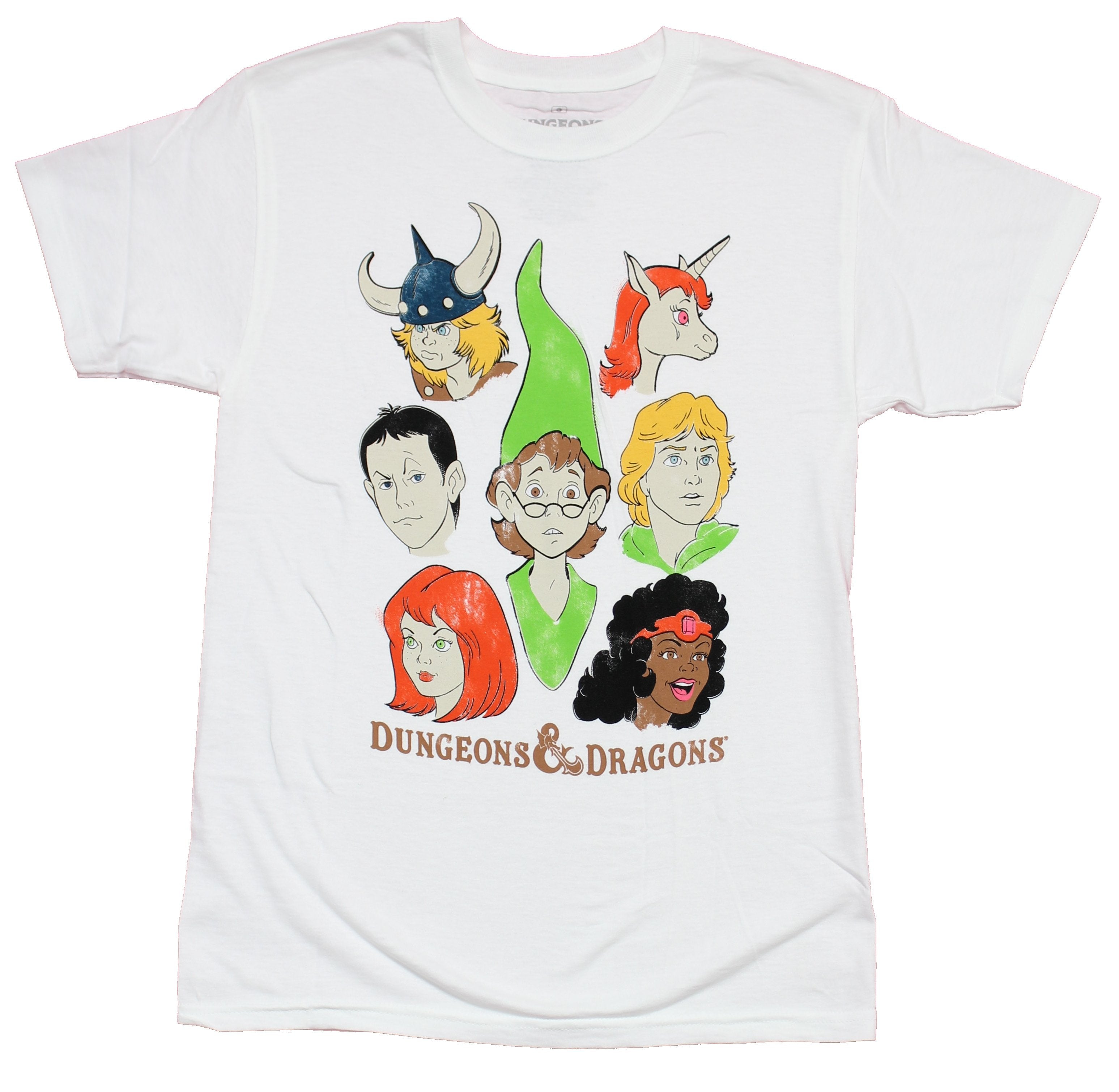 Dungeons & Dragons Distressed Cartoons Heads T-Shirts, Hoodie, Sweatshirt