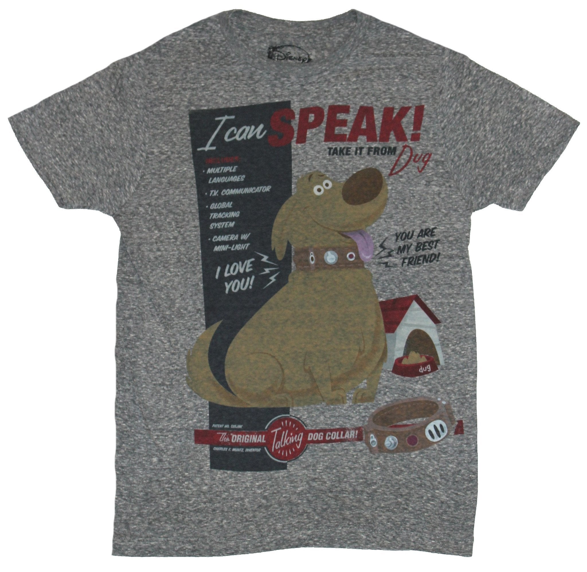 Up Mens T-Shirt - I Can Speak Take It From Dug Talking Collar Image Hoodie, Sweatshirt | CiraTrend.com