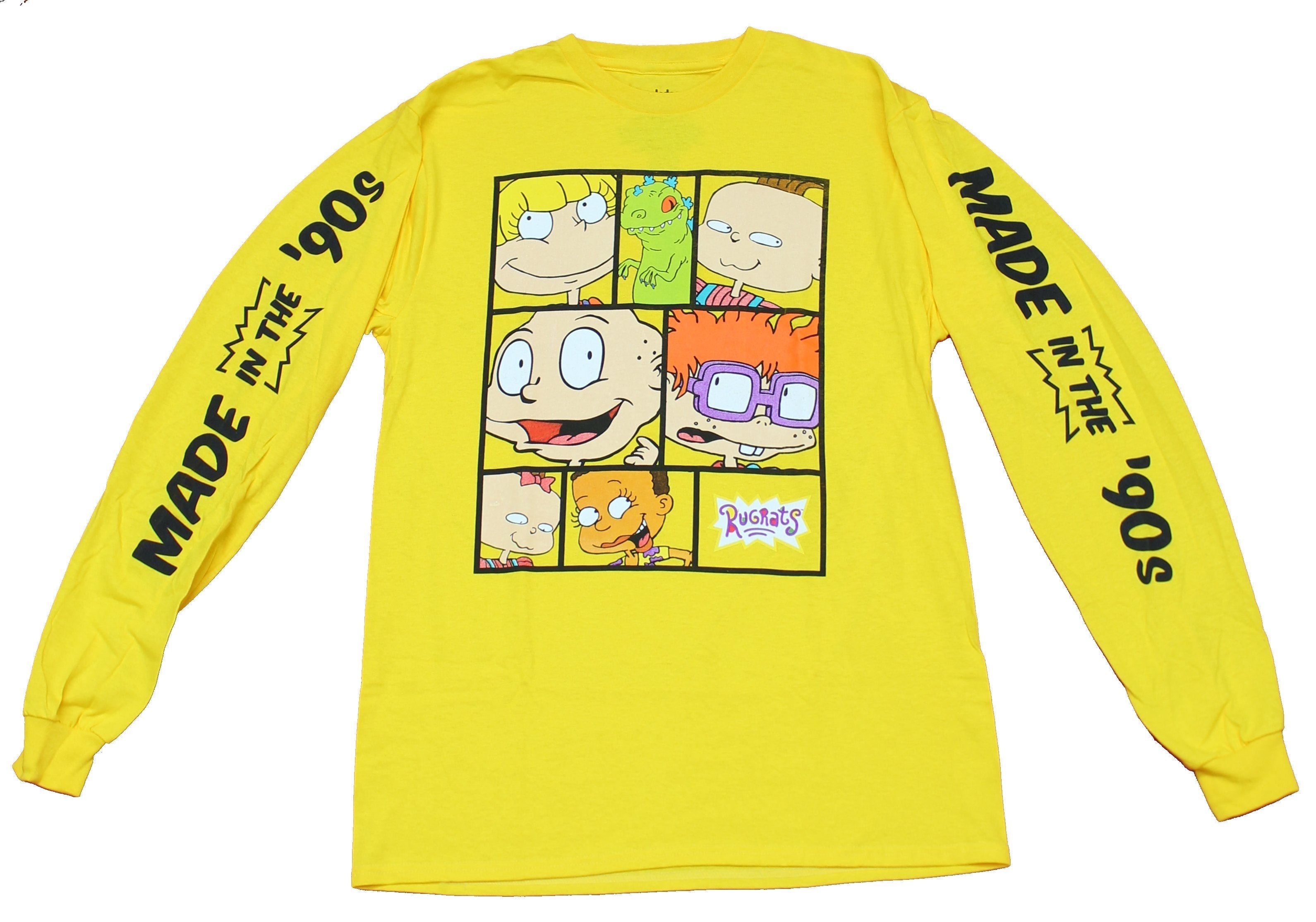 Rugrats Mens Long Sleeve T-Shirt - Made in the 90s Character Boxes Hoodie, Sweatshirt | CiraTrend.com