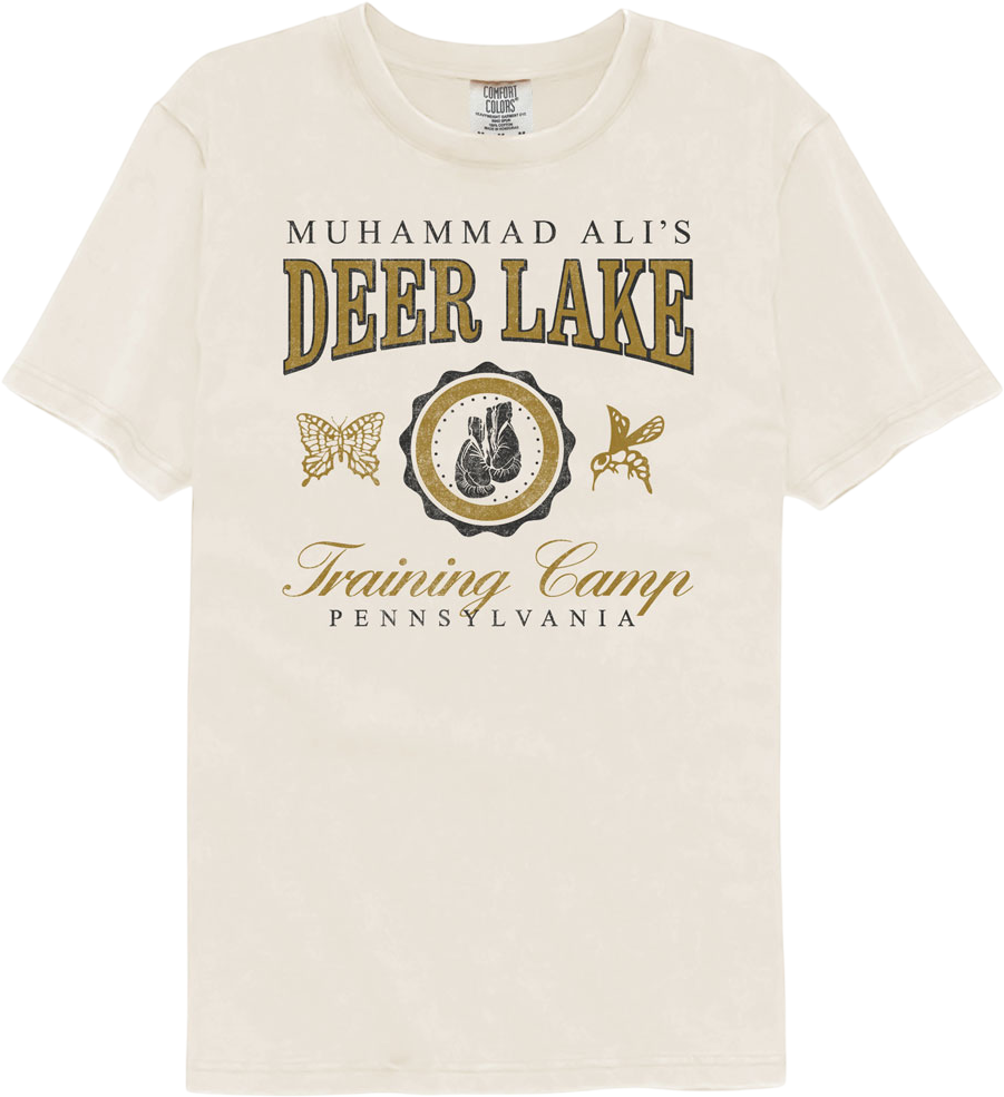 Deer Lake Varsity Vintage Muhammad Ali Comfort Colors Brand T-Shirt Hoodie, Sweatshirt | CiraTrend.com (Image 1)
