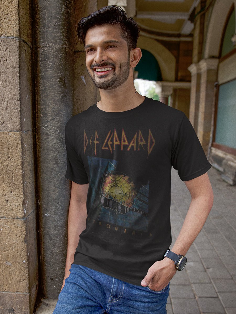 Def Leppard Faded Pyromania T-Shirt Hoodie, Sweatshirt | CiraTrend.com (Image 1)
