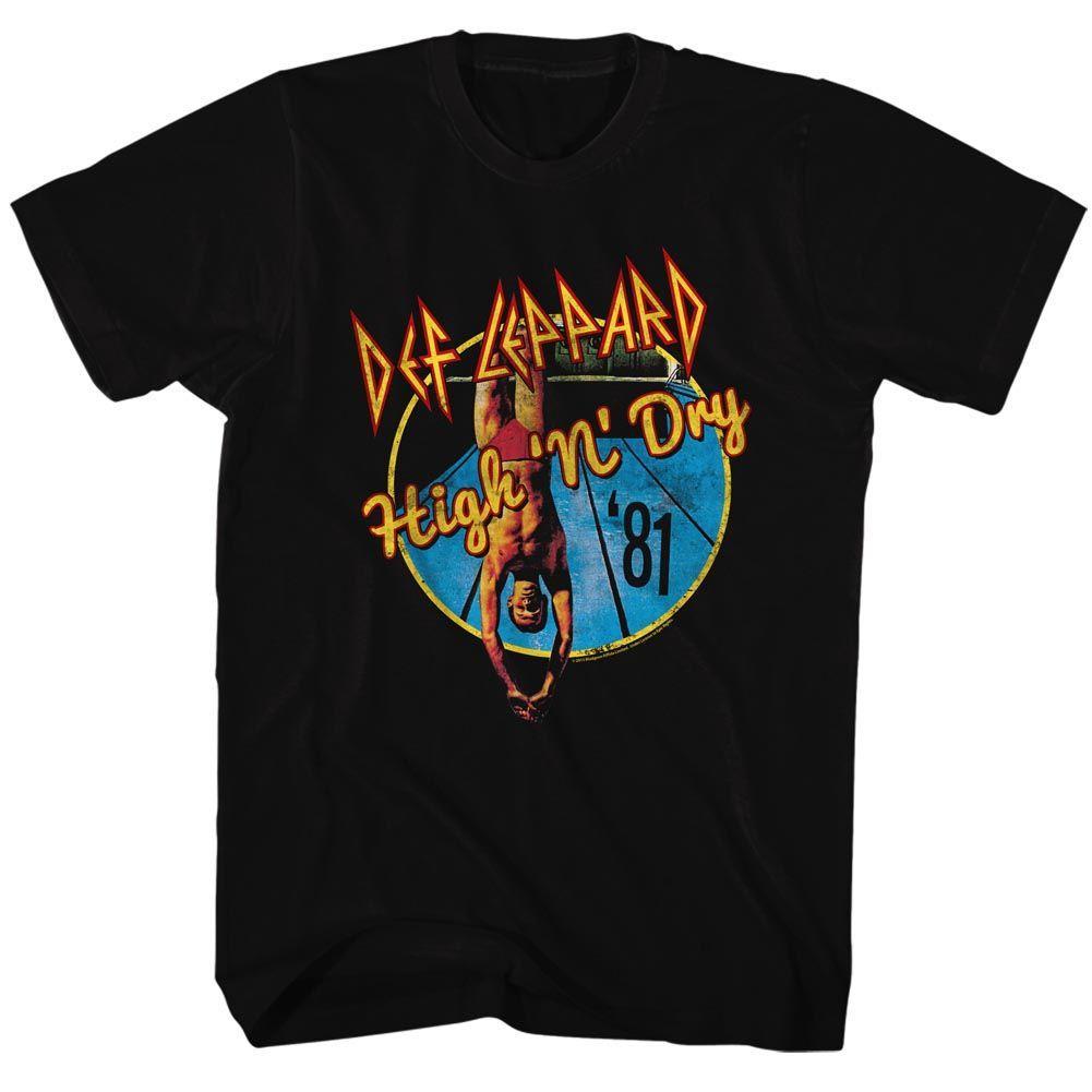 Def Leppard High 'N' Dry Boyfriend Tee Hoodie, Sweatshirt | CiraTrend.com