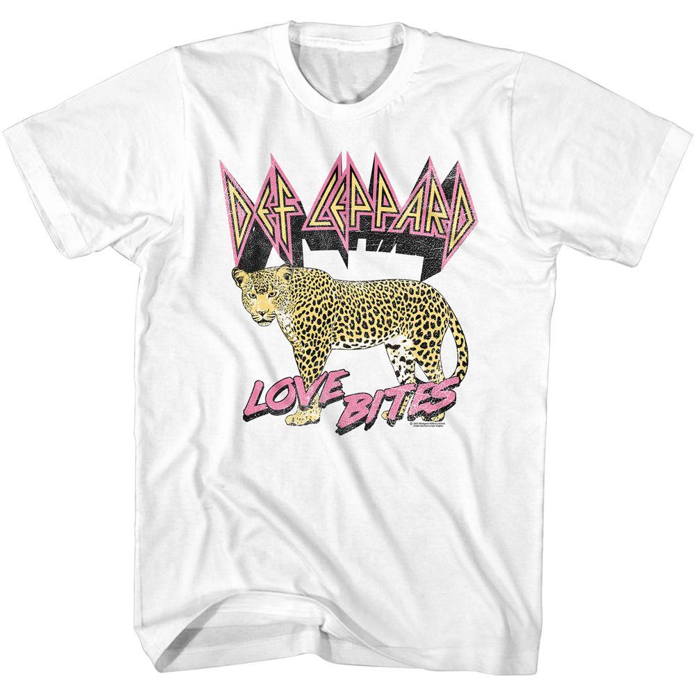 Def Leppard Love Bites Leopard T-Shirt Hoodie, Sweatshirt | CiraTrend.com