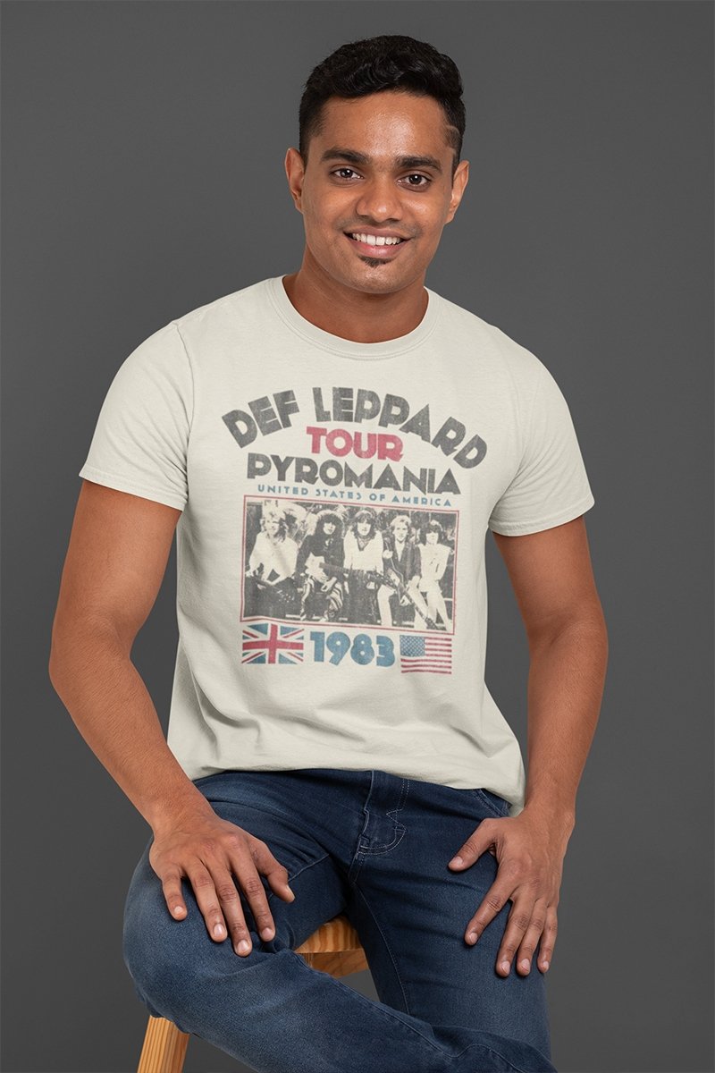 Def Leppard Pyro Tour T-Shirt Hoodie, Sweatshirt | CiraTrend.com (Image 1)