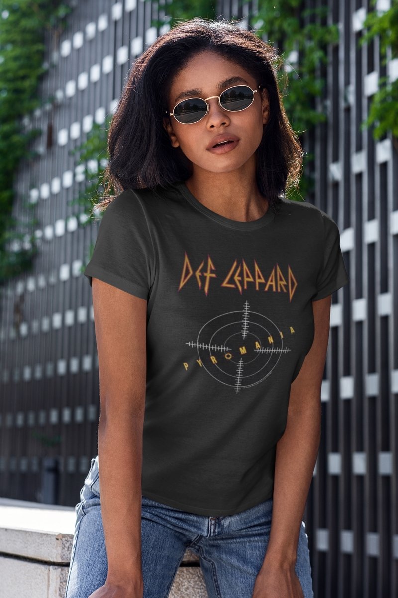 Def Leppard Pyromania Boyfriend Tee Hoodie, Sweatshirt | CiraTrend.com (Image 1)