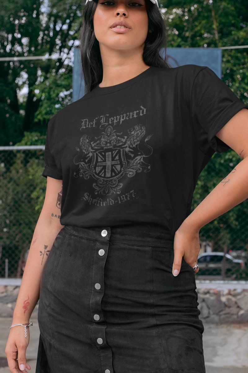 Def Leppard Sheffield77 Boyfriend Tee Hoodie, Sweatshirt | CiraTrend.com (Image 1)