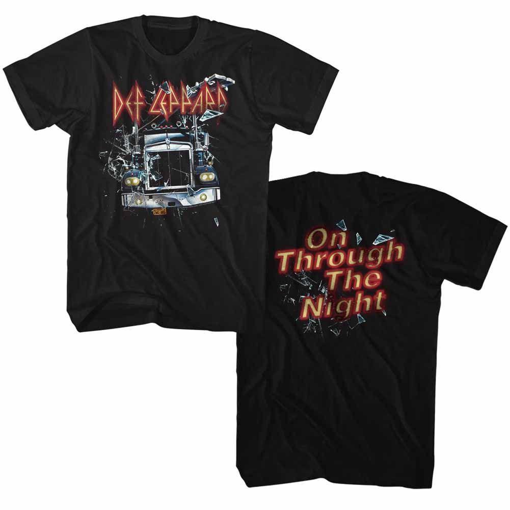 Def Leppard Through Night 2Side Boyfriend Tee Hoodie, Sweatshirt | CiraTrend.com