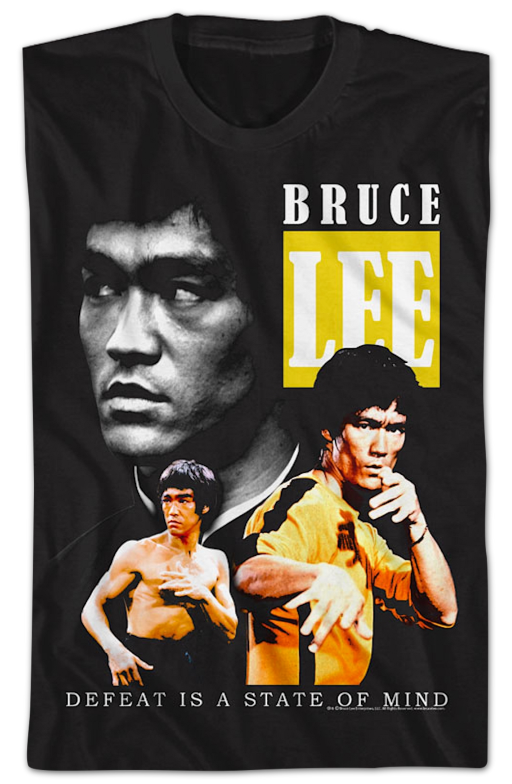 Defeat Is A State Of Mind Collage Bruce Lee T-Shirt Hoodie, Sweatshirt | CiraTrend.com (Image 2)