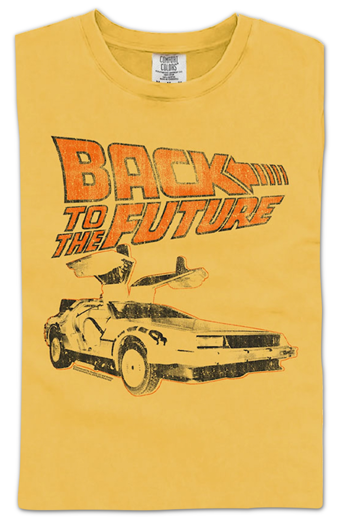 DeLorean Back To The Future Comfort Colors Brand T-Shirt Hoodie, Sweatshirt | CiraTrend.com (Image 2)