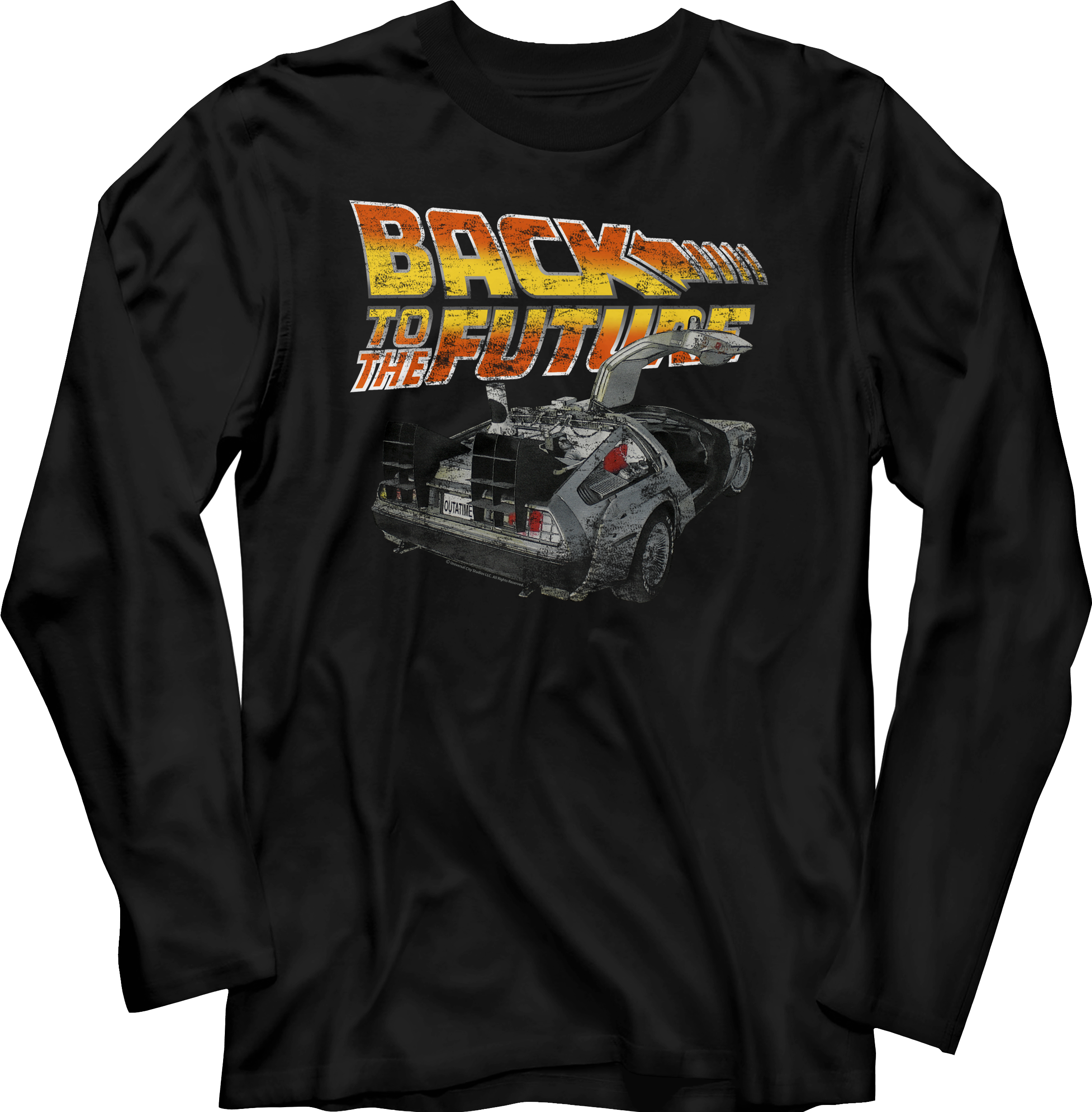 DeLorean Back To The Future Long Sleeve Shirt Hoodie, Sweatshirt | CiraTrend.com