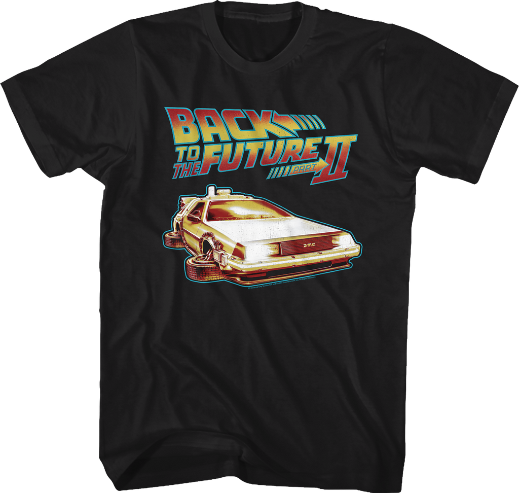 DeLorean Back To The Future Part II T-Shirt Hoodie, Sweatshirt | CiraTrend.com (Image 1)