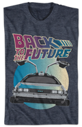 DeLorean Circle Back To The Future T-Shirt Hoodie, Sweatshirt | CiraTrend.com