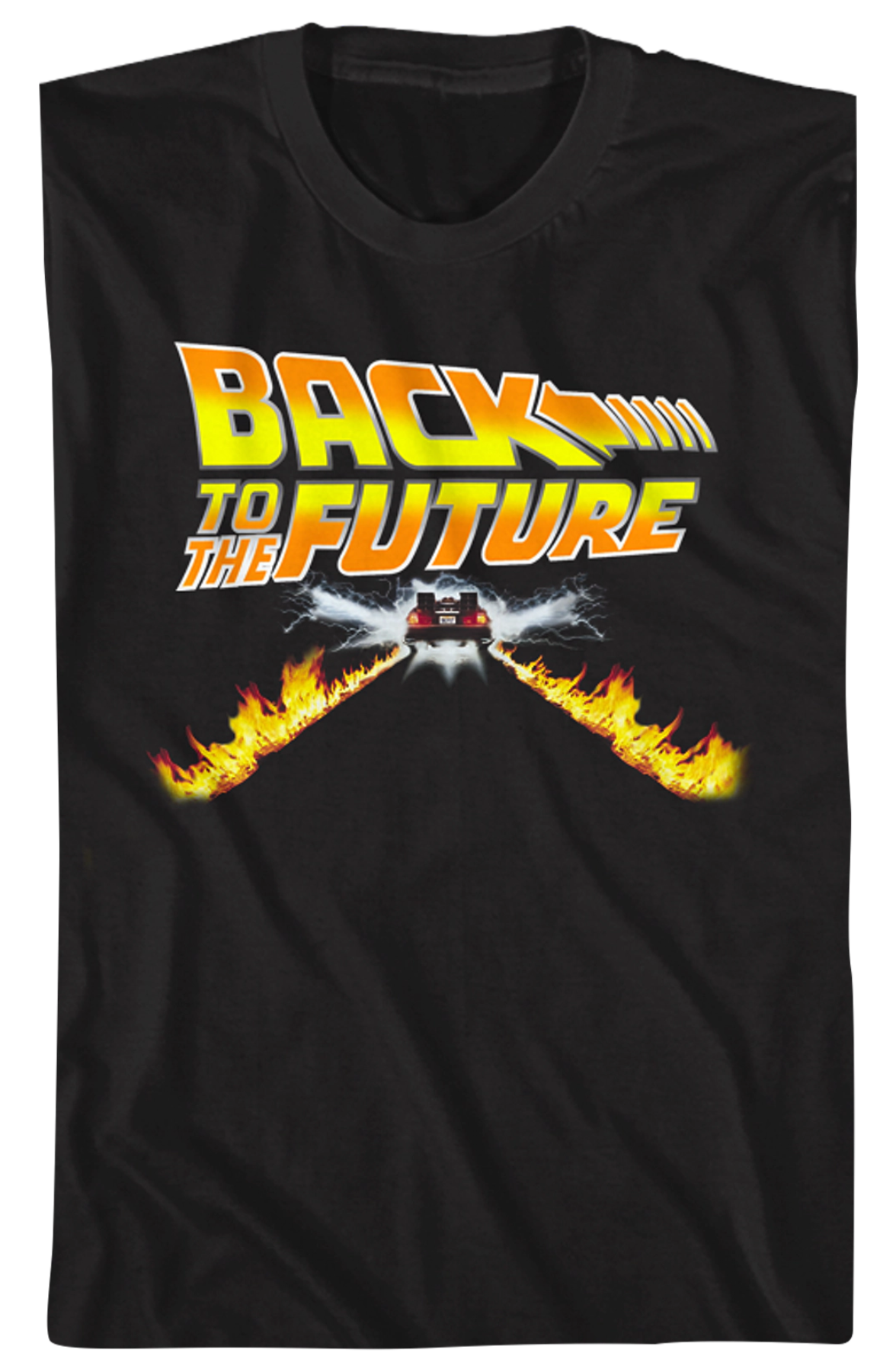 Delorean Fire Tracks T-Shirt Hoodie, Sweatshirt | CiraTrend.com (Image 2)