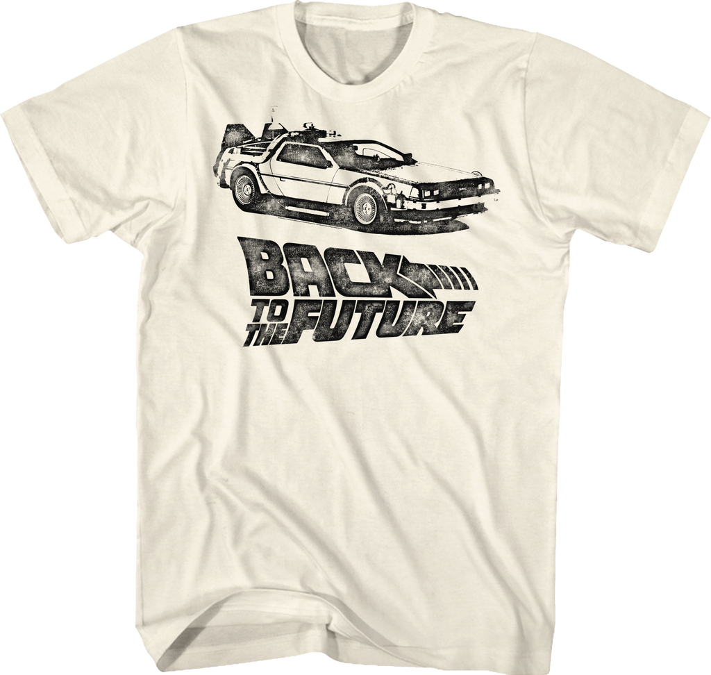 DeLorean Sketch Back To The Future T-Shirt Hoodie, Sweatshirt | CiraTrend.com (Image 1)