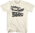 DeLorean Sketch Back To The Future T-Shirt Hoodie, Sweatshirt | CiraTrend.com (Image 1)