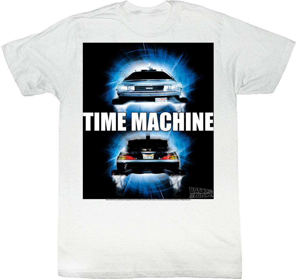 DeLorean Time Machine Back To The Future T-Shirt Hoodie, Sweatshirt | CiraTrend.com (Image 1)