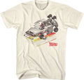 DeLorean With Grid Back To The Future T-Shirt Hoodie, Sweatshirt | CiraTrend.com (Image 1)