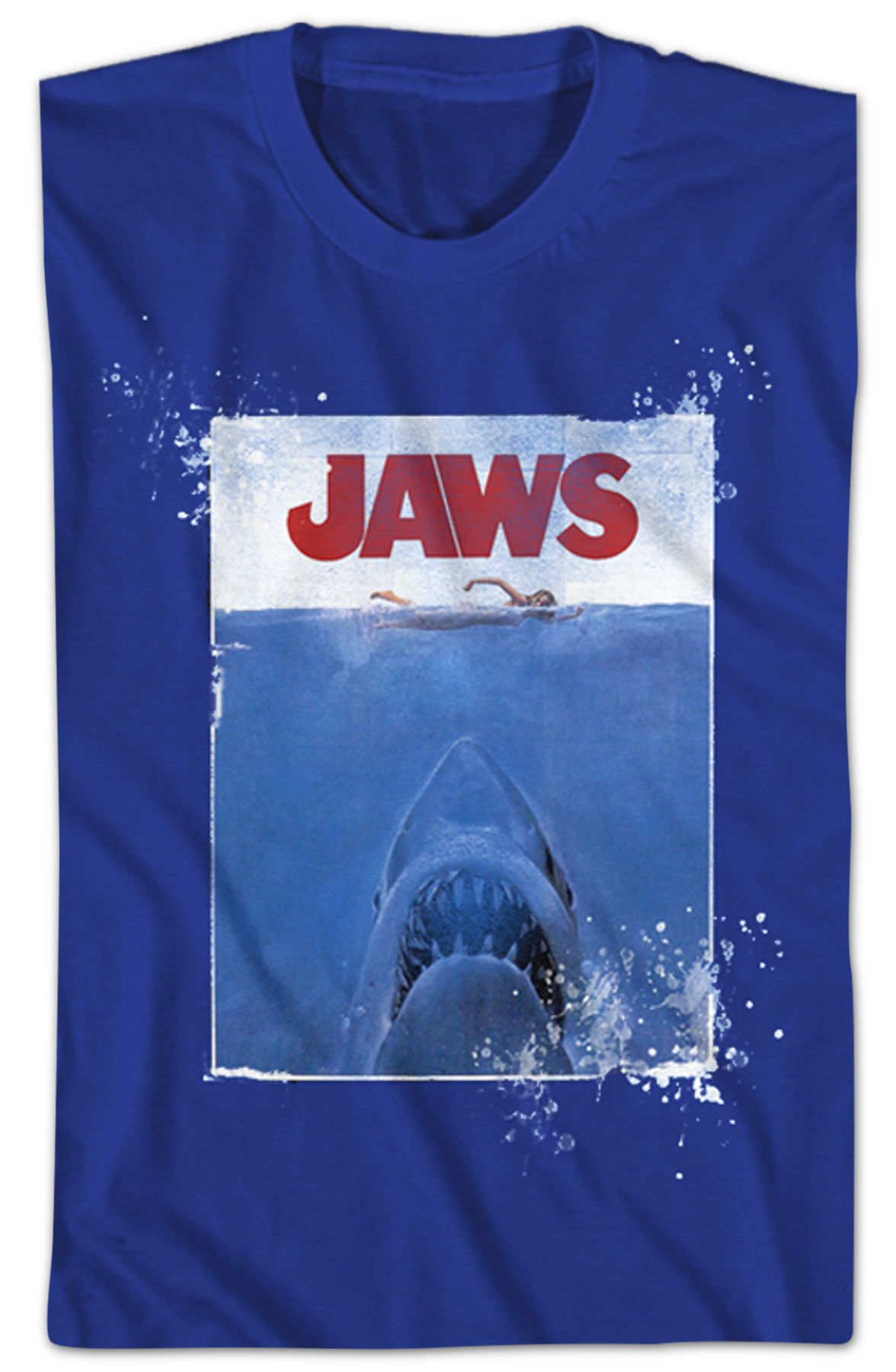 Denim Washed JAWS T-Shirt Hoodie, Sweatshirt | CiraTrend.com (Image 2)