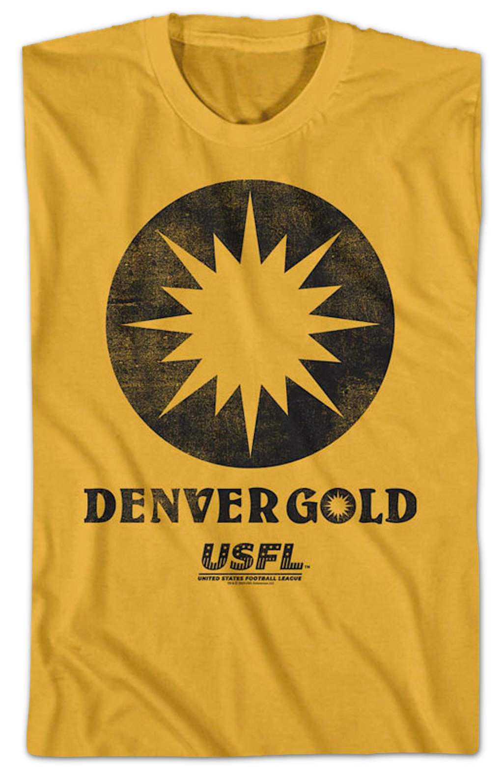 Denver Gold USFL T-Shirt Hoodie, Sweatshirt | CiraTrend.com (Image 2)