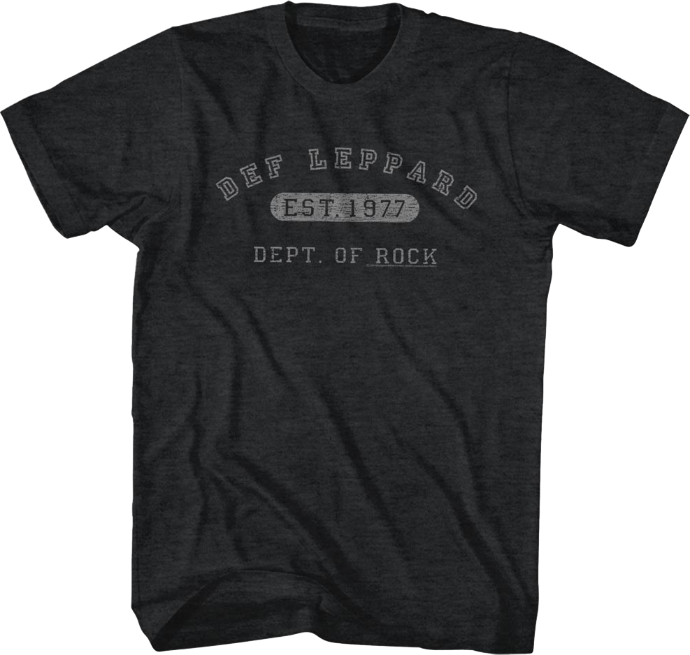 Dept. Of Rock Def Leppard T-Shirt Hoodie, Sweatshirt | CiraTrend.com (Image 1)
