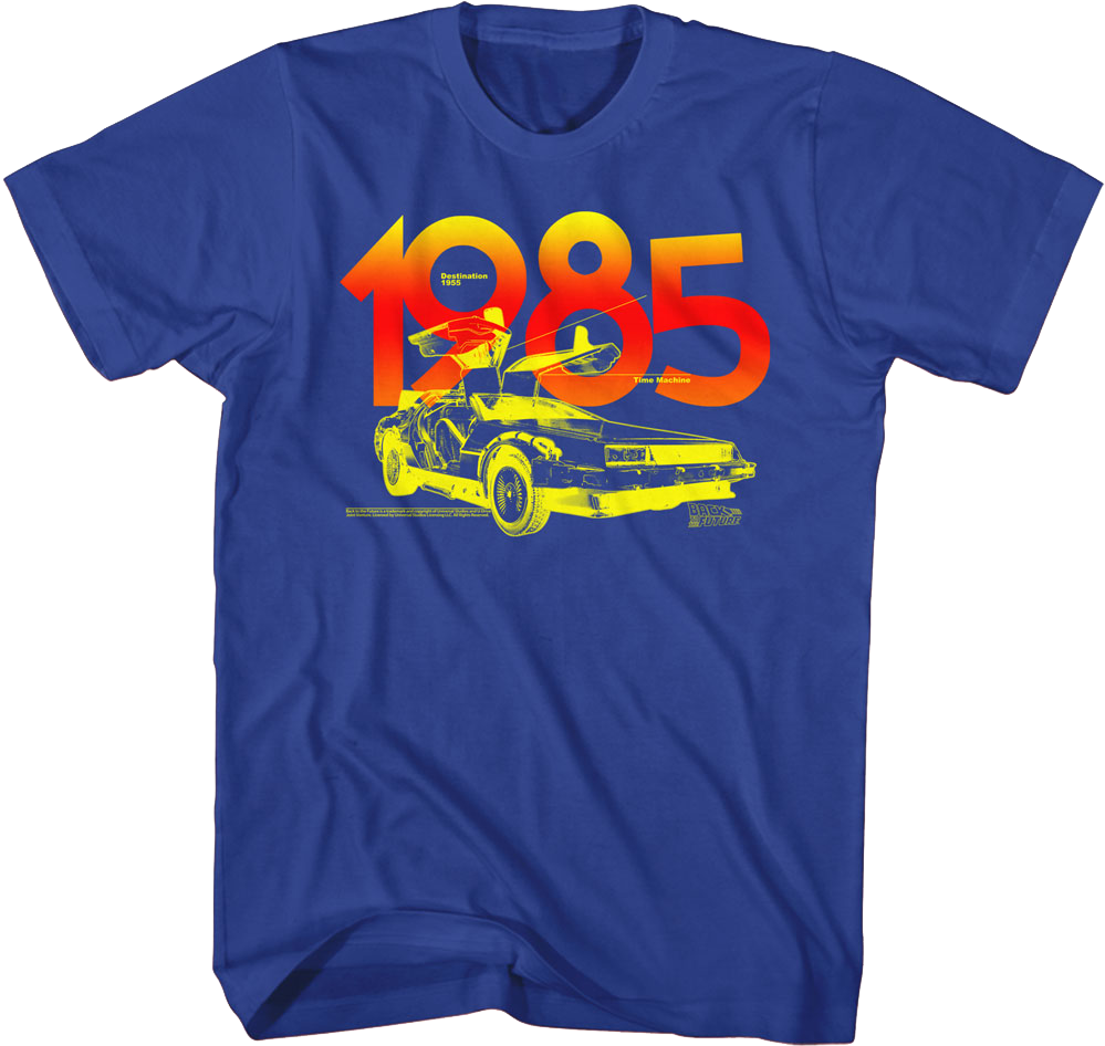 Destination 1985 Back To The Future T-Shirt Hoodie, Sweatshirt | CiraTrend.com (Image 1)