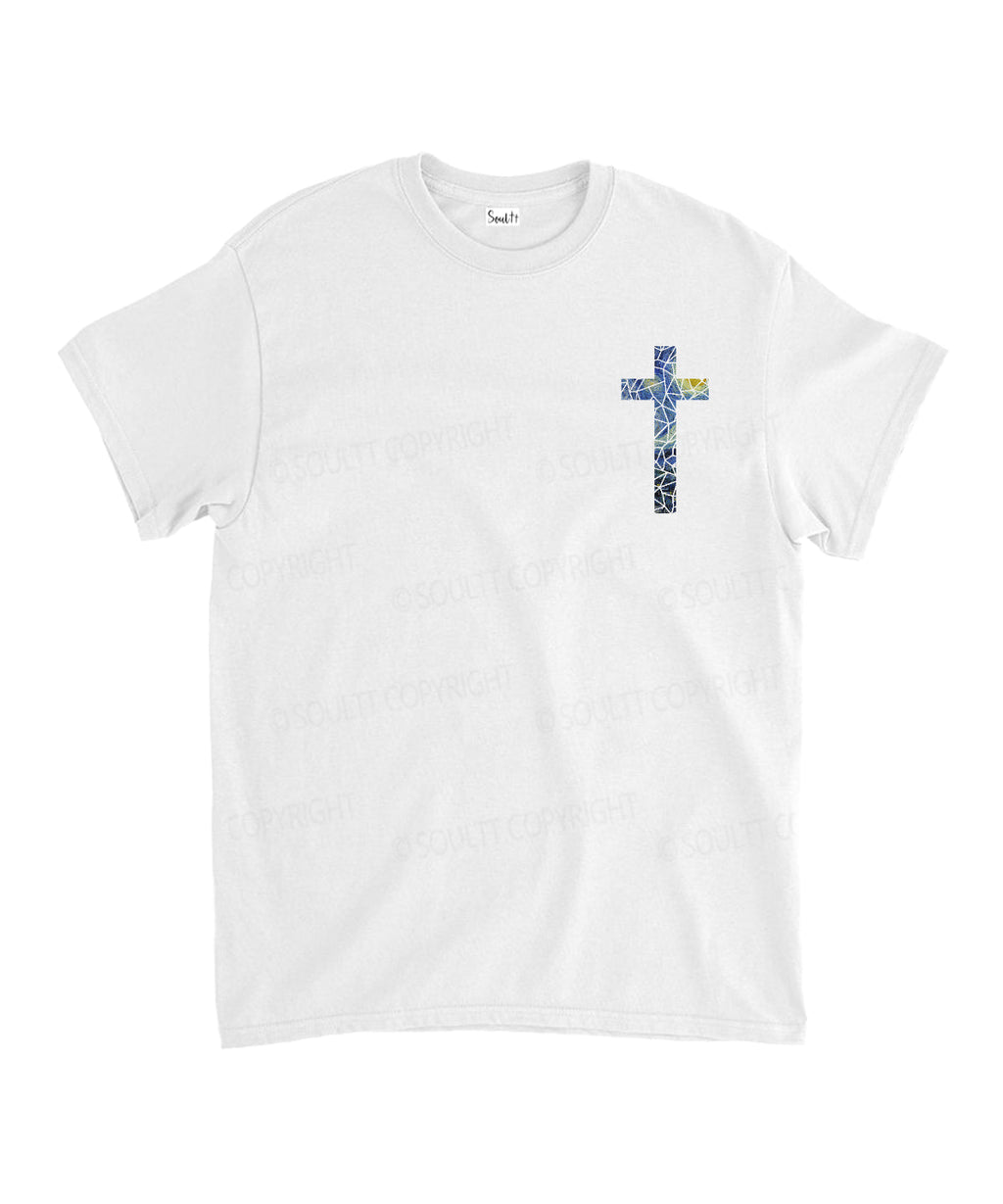 God Turns Broken Pieces Double Sided Unisex Cotton Christian T-Shirt Hoodie, Sweatshirt | CiraTrend.com (Image 2)