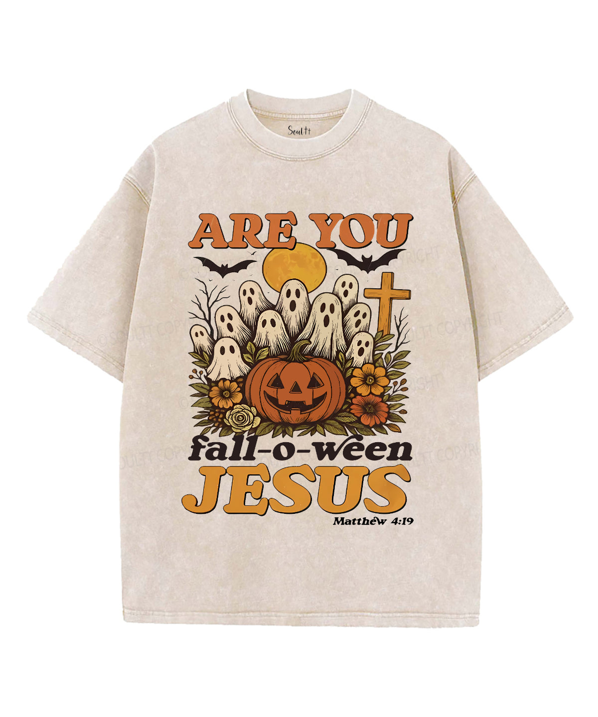 Halloween Unisex Washed Christian T-shirt Style001 Hoodie, Sweatshirt | CiraTrend.com (Image 1)