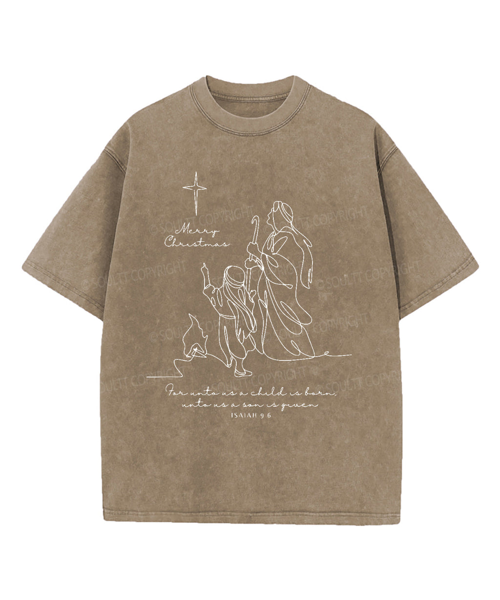 Merry Christmas Washed Christian T-shirt Hoodie, Sweatshirt | CiraTrend.com (Image 5)