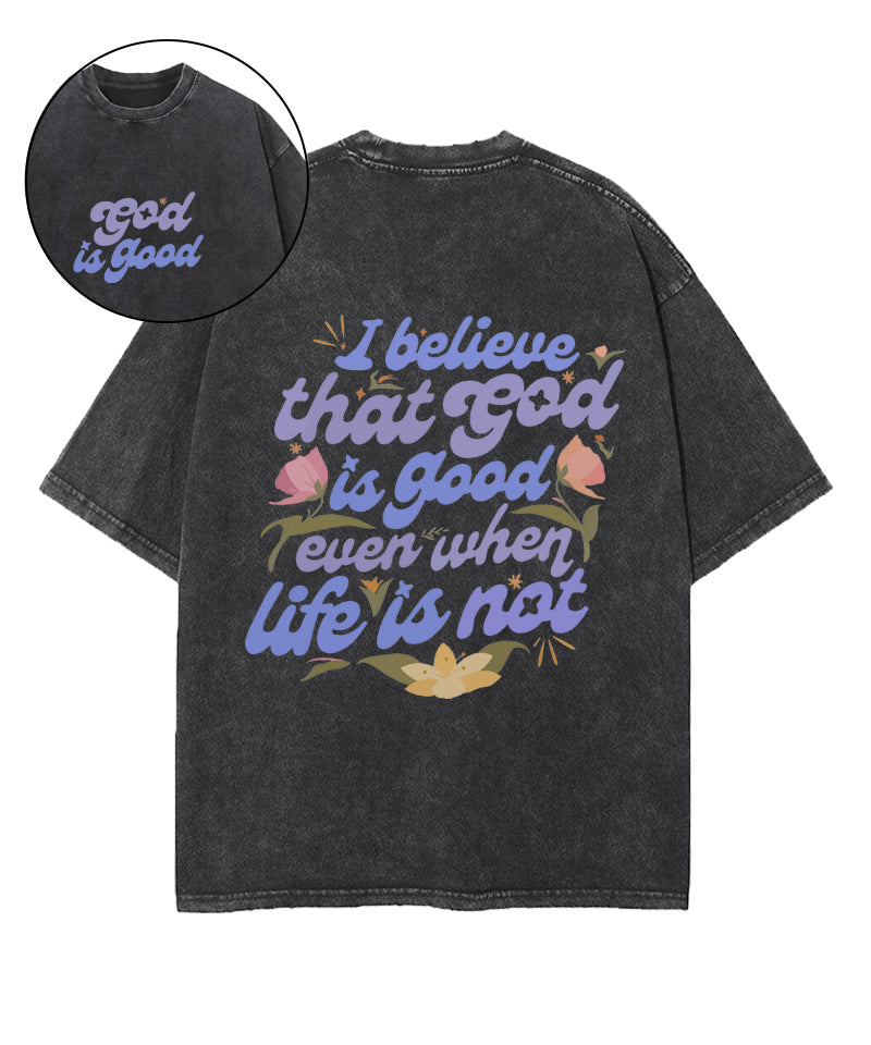 God Is Good Double Sided DesignWashed Christian T-shirt Hoodie, Sweatshirt | CiraTrend.com (Image 3)