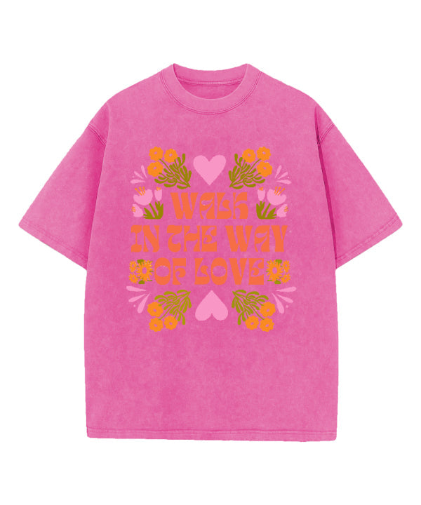 Walk in The Way of Love Washed Christian T-shirt Hoodie, Sweatshirt | CiraTrend.com (Image 3)