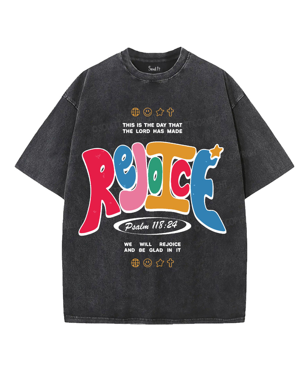 We Will Rejoice Washed Christian T-shirt Hoodie, Sweatshirt | CiraTrend.com (Image 2)