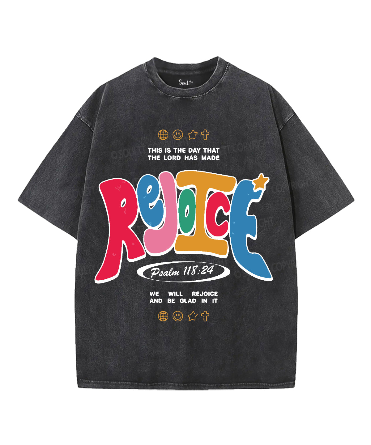 We Will Rejoice Washed Christian T-shirt Hoodie, Sweatshirt | CiraTrend.com (Image 2)