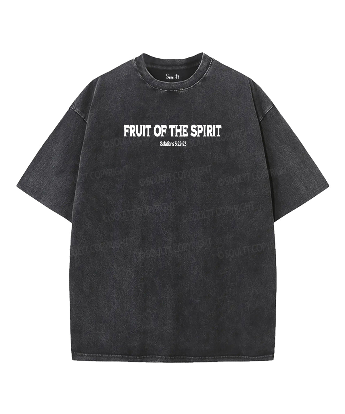 Fruit Of The Spirit Double Sided Unisex Washed Christian T-shirt Style009 Hoodie, Sweatshirt | CiraTrend.com (Image 2)