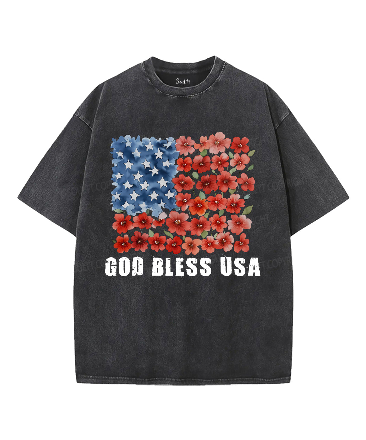 God Bless USA Washed Christian T-Shirts, Hoodie, Sweatshirt