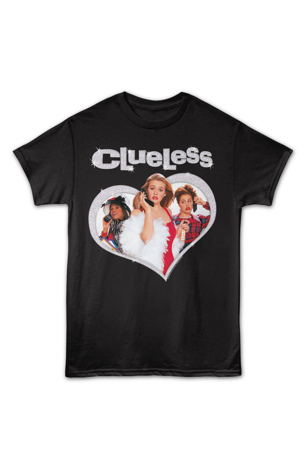 Diamond Heart Clueless T-Shirt Hoodie, Sweatshirt | CiraTrend.com (Image 2)