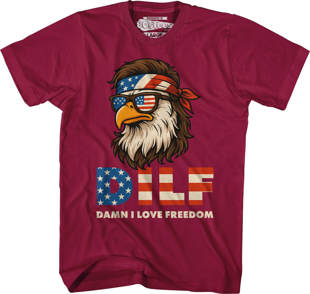 DILF Damn I Love Freedom T-Shirt Hoodie, Sweatshirt | CiraTrend.com (Image 3)